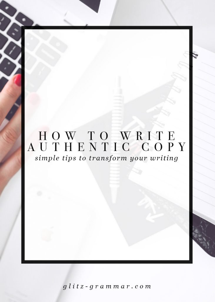 How to Write Authentic Copy