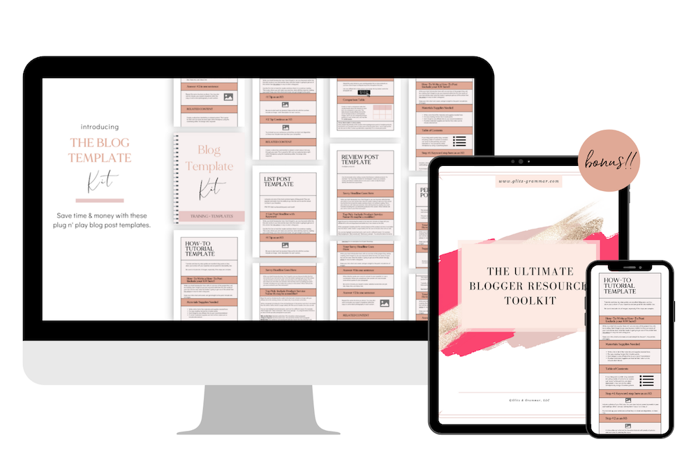 blog template kit