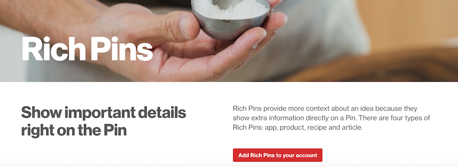 Pinterest business account basics: setup rich pins on your website