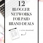 blogger networks for paid brand deals pin