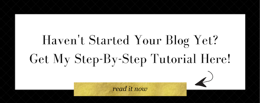 how to start a blog banner