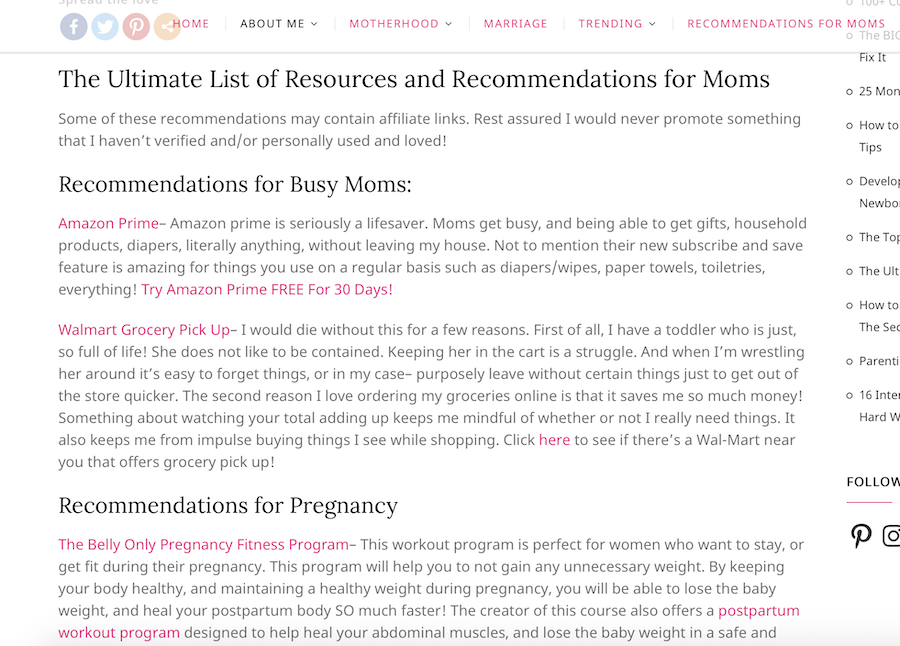 resources for moms
